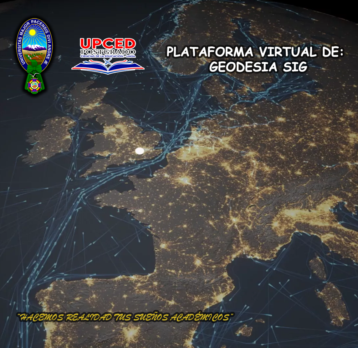 Portada de plataforma virtual Geodesia